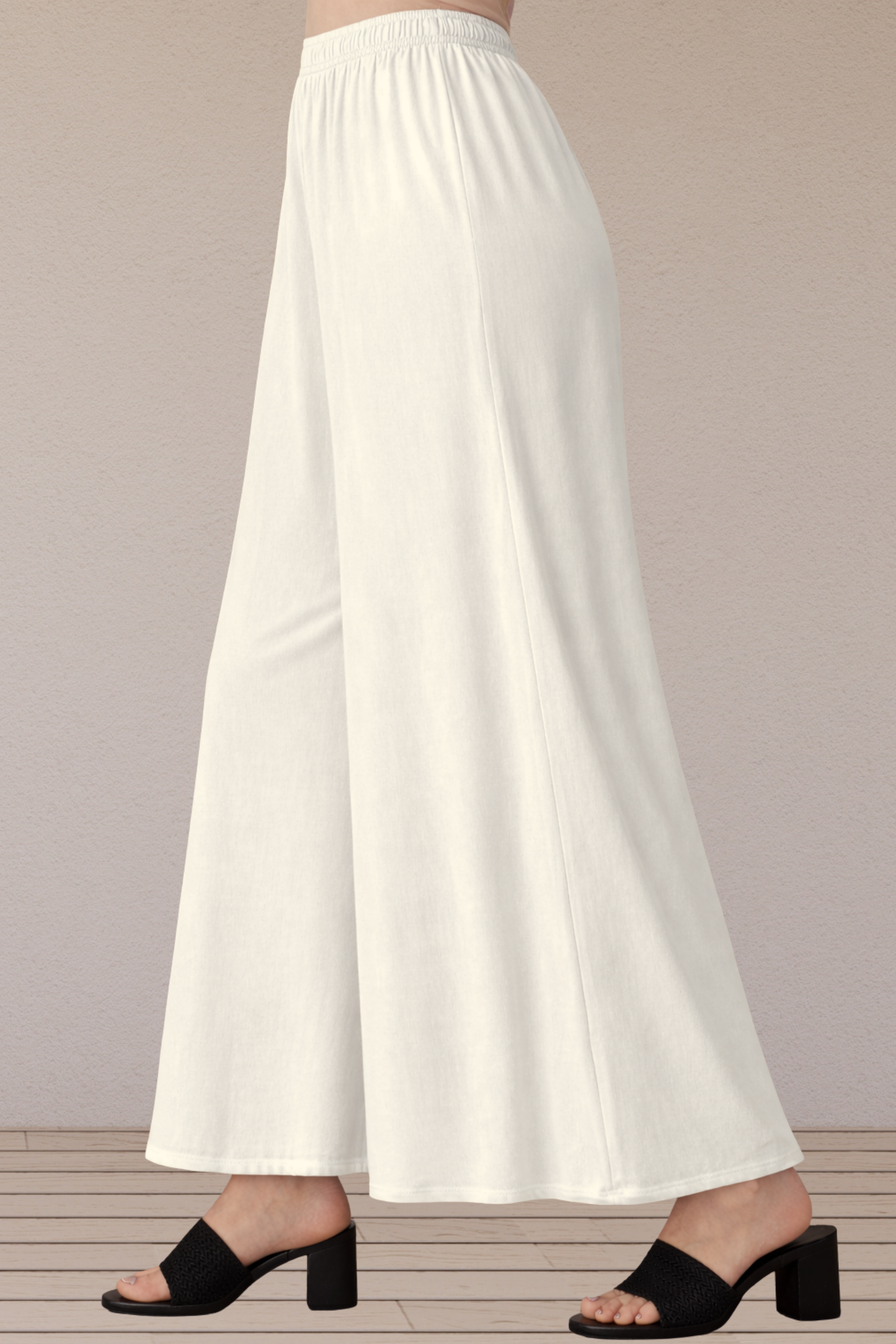 Off White  Rayon Skirt Palazzo