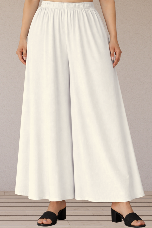 Off White  Rayon Skirt Palazzo