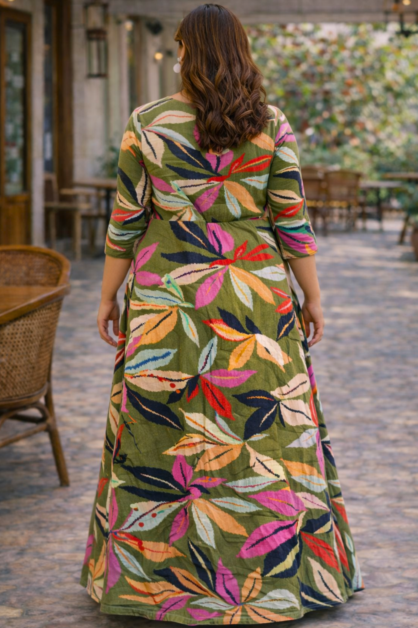 Olive Meadow Summer Dress With Pockets