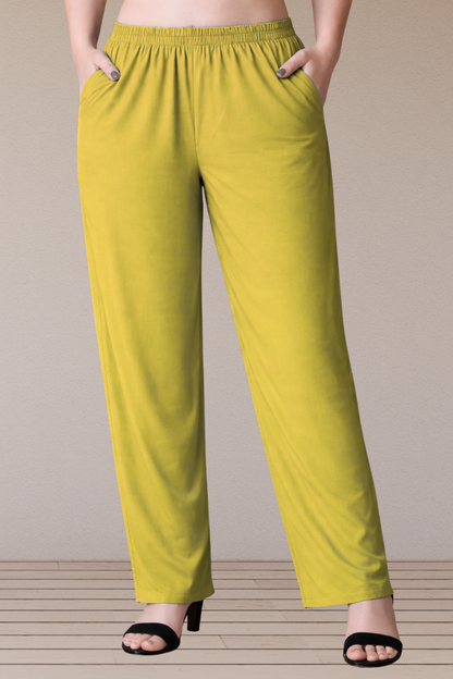 Olive Rayon Kurti Pant