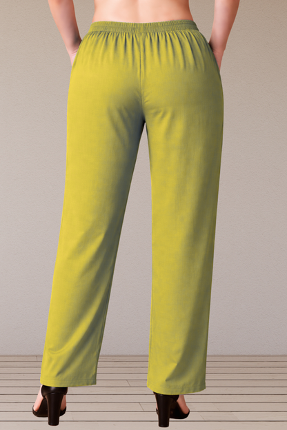 Olive Rayon Kurti Pant