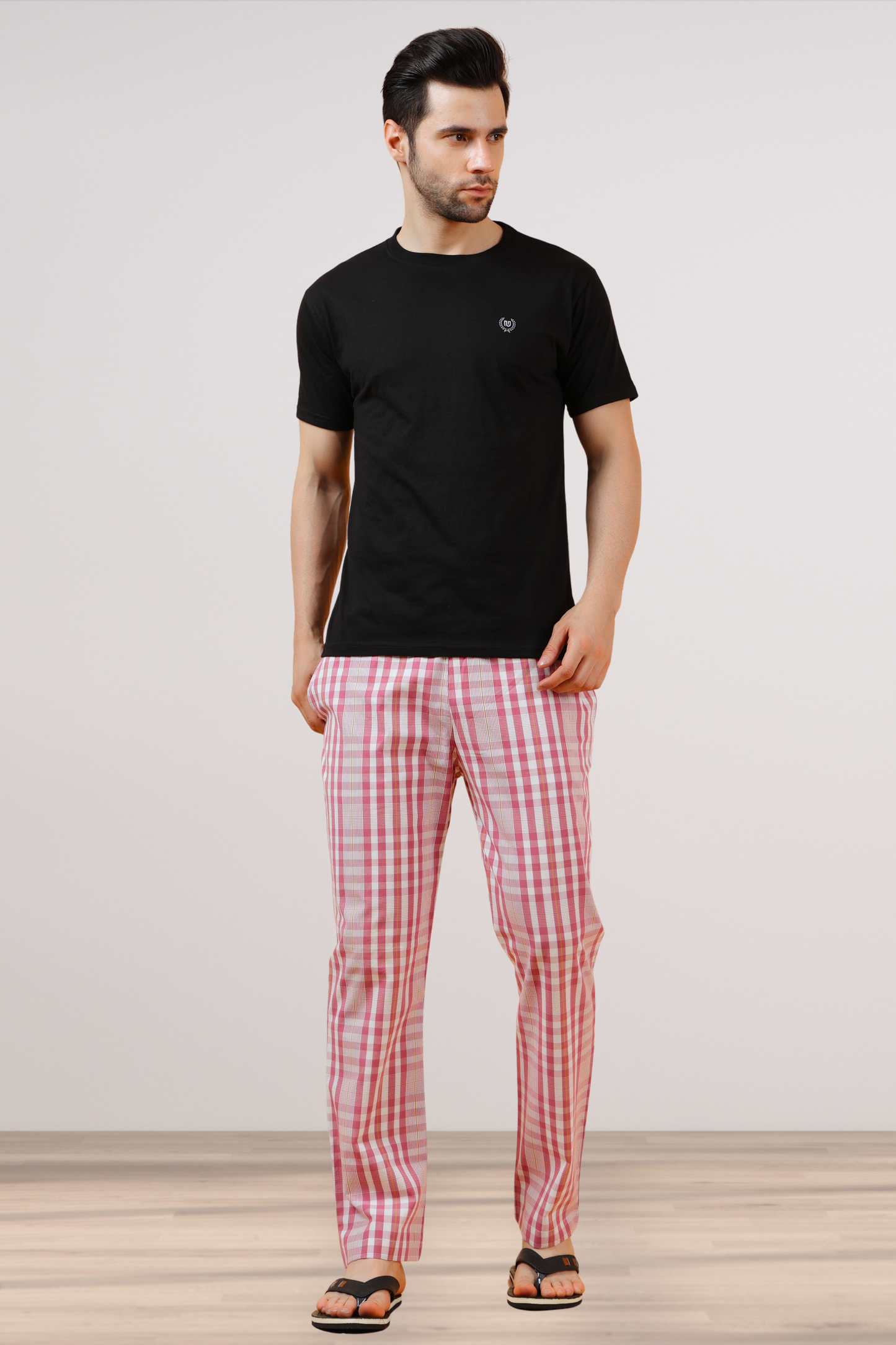 Onion Checked  Cotton Pant Pajama