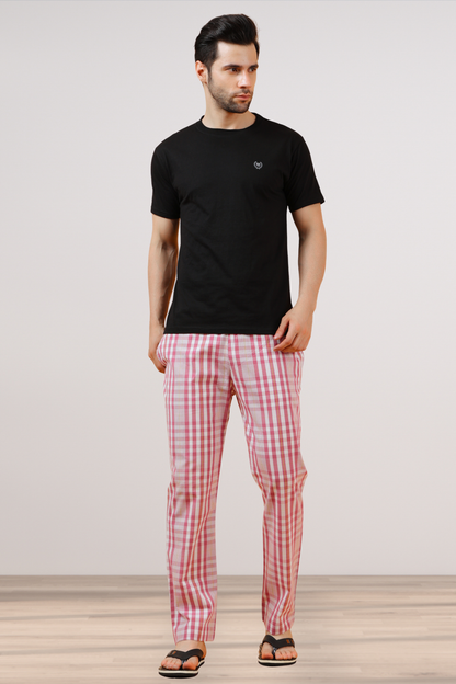 Onion Checked  Cotton Pant Pajama