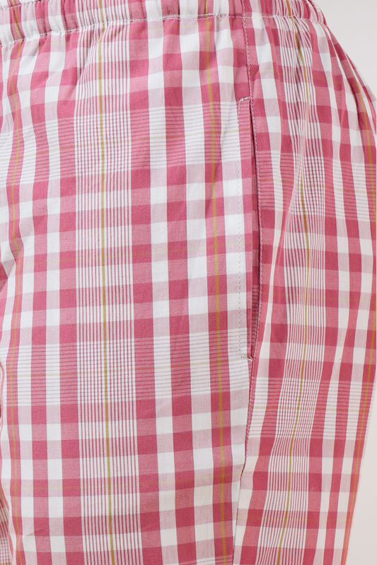 Onion Checked  Cotton Pant Pajama