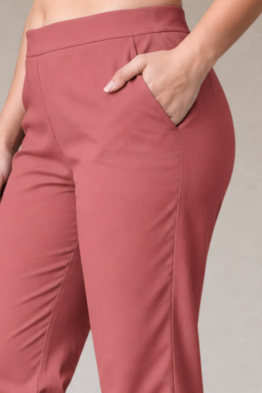 Onion Lycra Slub Pants