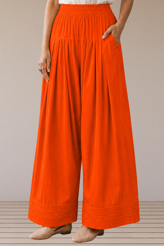 Orange Rayon Farshi Salwar