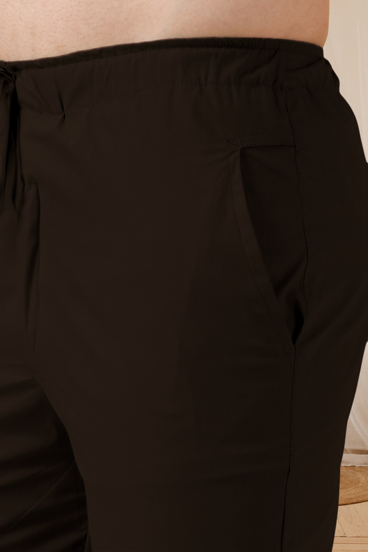Buy Plus Size ​Brown Cotton Cargo At Apella | Sizes XS to 10 XL | India | Free Delivery | Customized