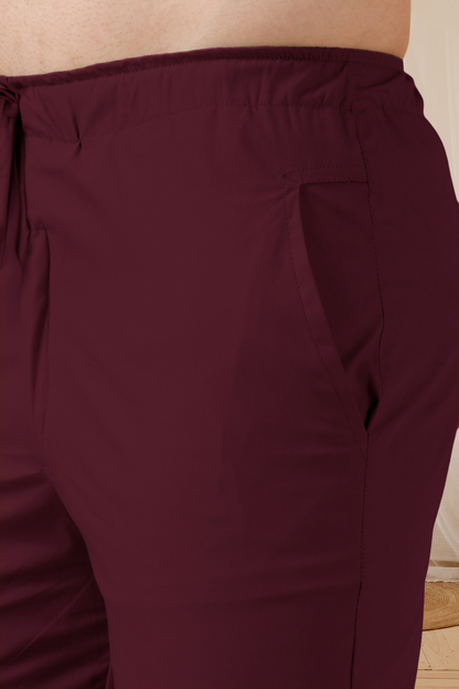 Wine Solid Cotton Cargo