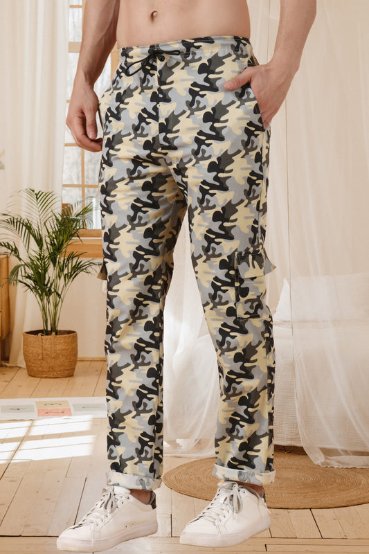 Buy Plus Size ​Multi Printed Cargo At Apella | Sizes XS to 10 XL | India | Free Delivery | Customized