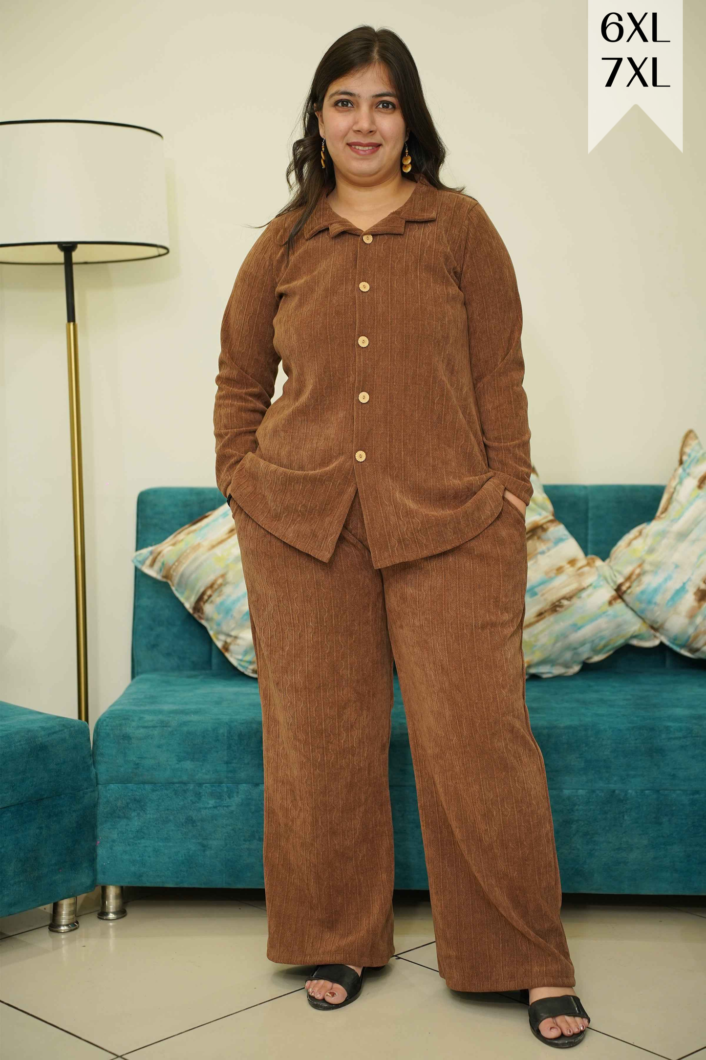 Cocoa Truffle Velvet Co-ord Set