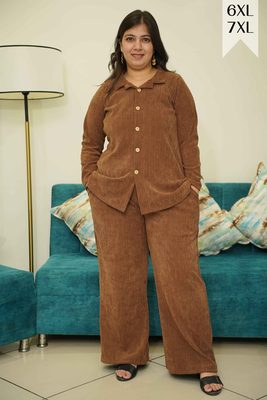 Cocoa Truffle Velvet Co-ord Set