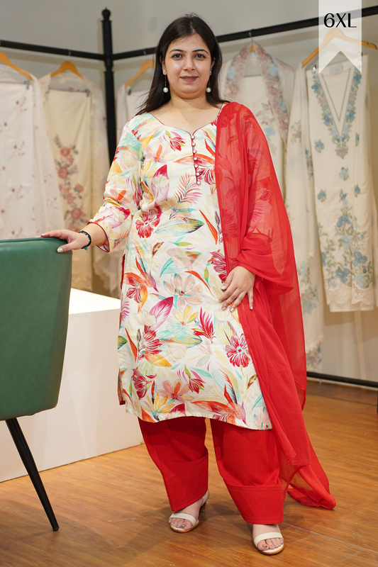 Sunlit Gulzar Foiled Farshi Suit