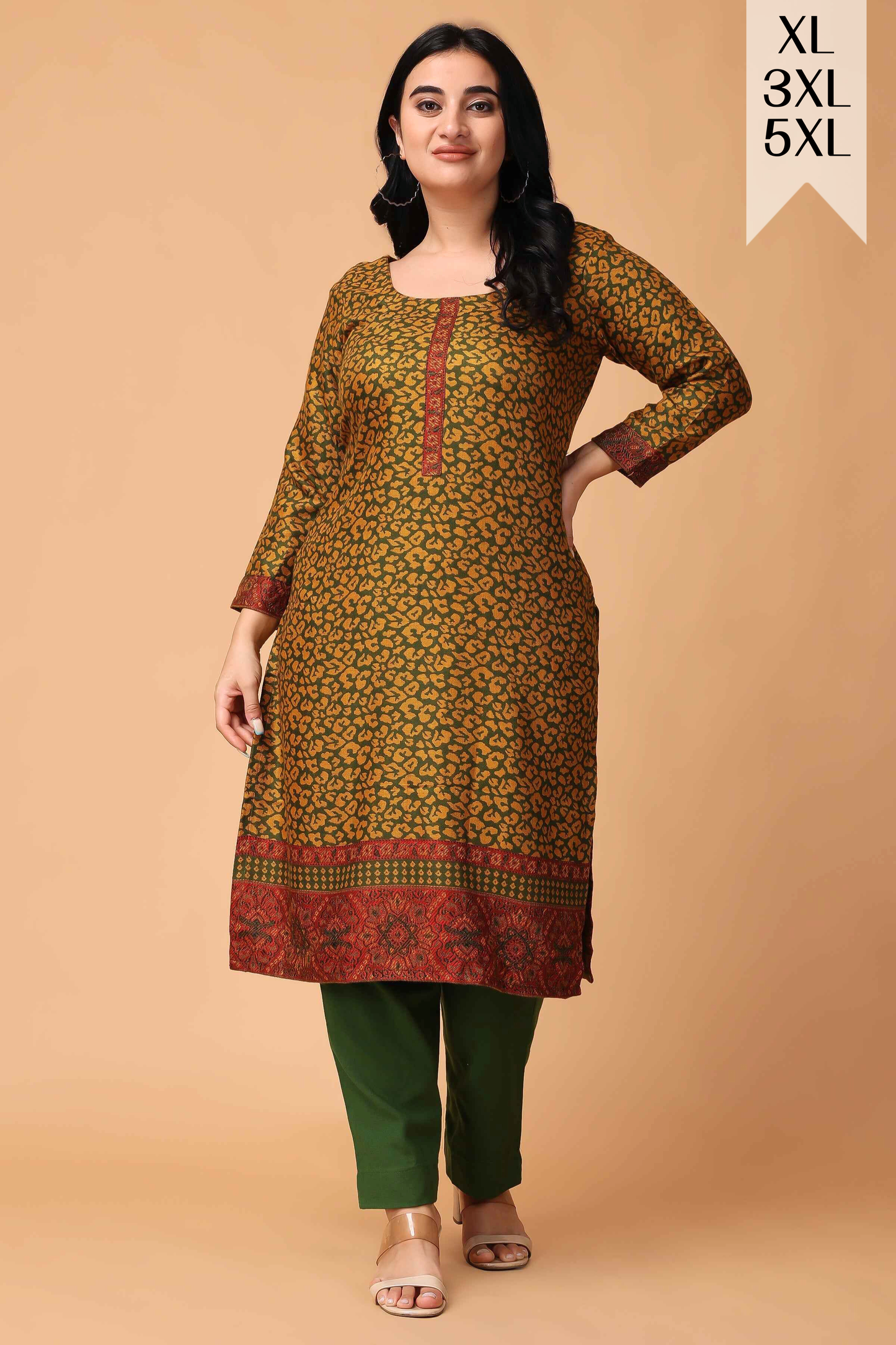 Winter Spice Woollen Kurta