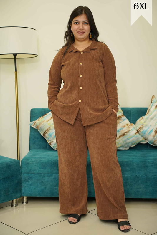 Cocoa Truffle Velvet Co-ord Set