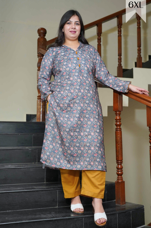 Grey Meadow Woollen Kurta Set