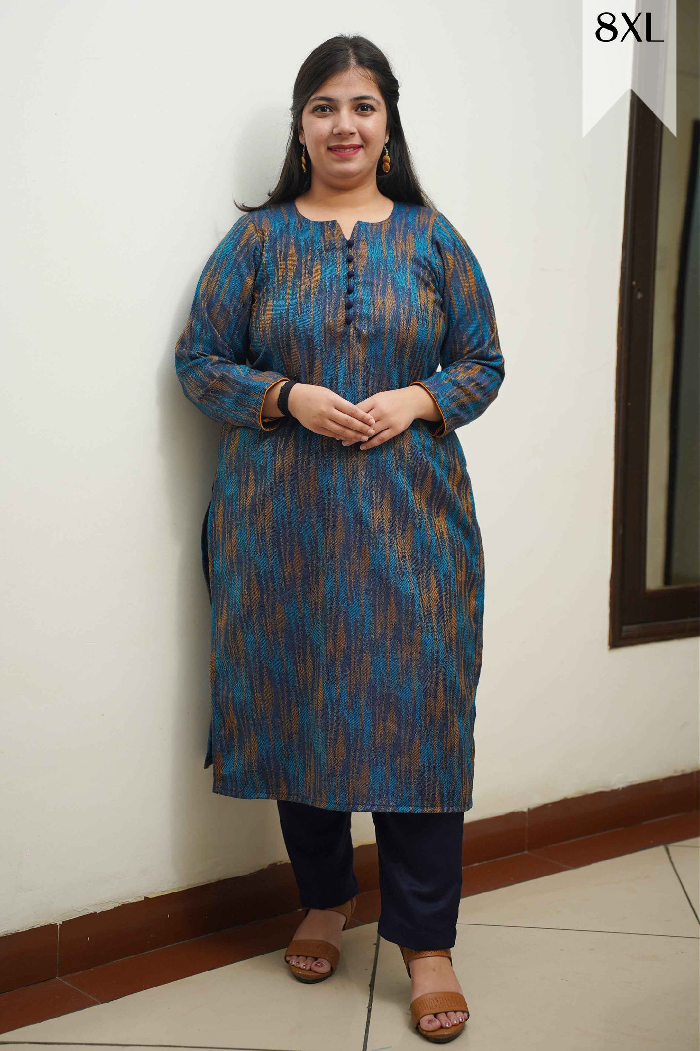 Midnight Weave Woollen Kurta Set