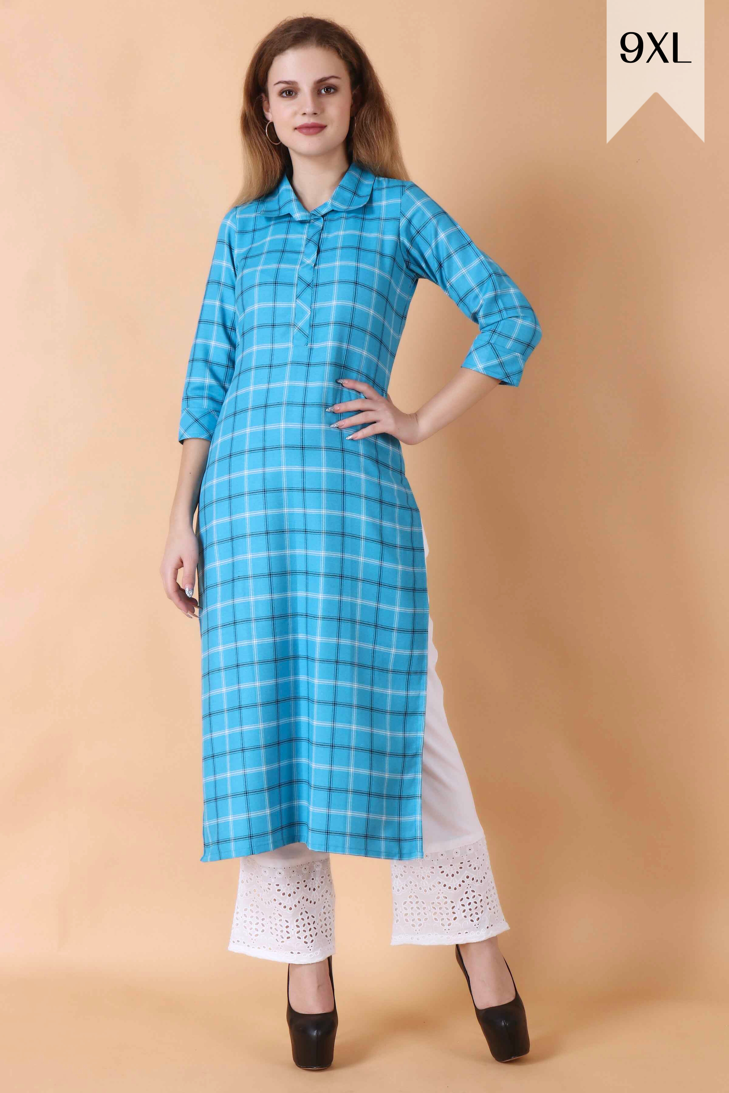 Blue Arctic Woollen Kurta