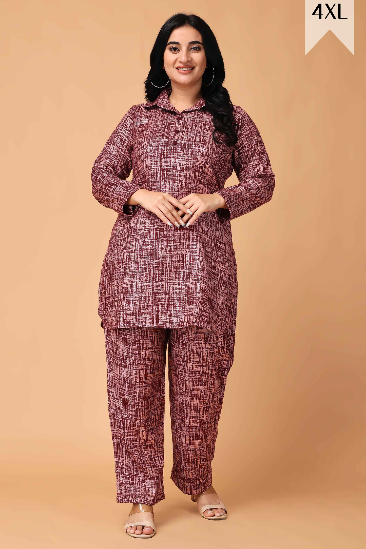 Merlot Embrace Woollen Co-ord Set