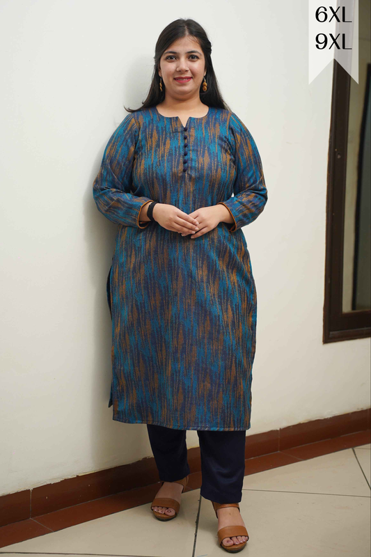Midnight Weave Woollen Kurta