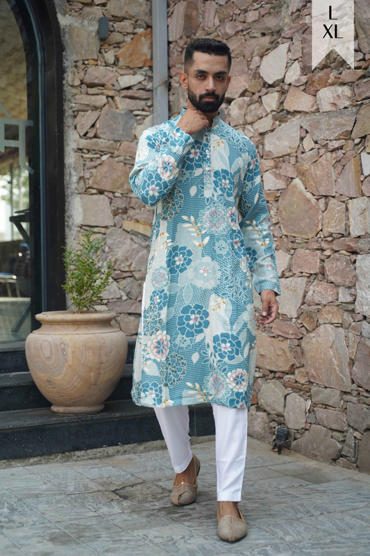 Subtle Elegance Foiled Kurta