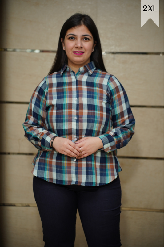 Autumn Palette Checked Shirt