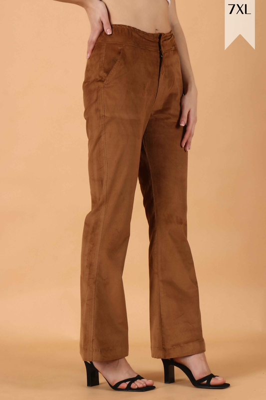 Rust Corduroy Bell Bottom