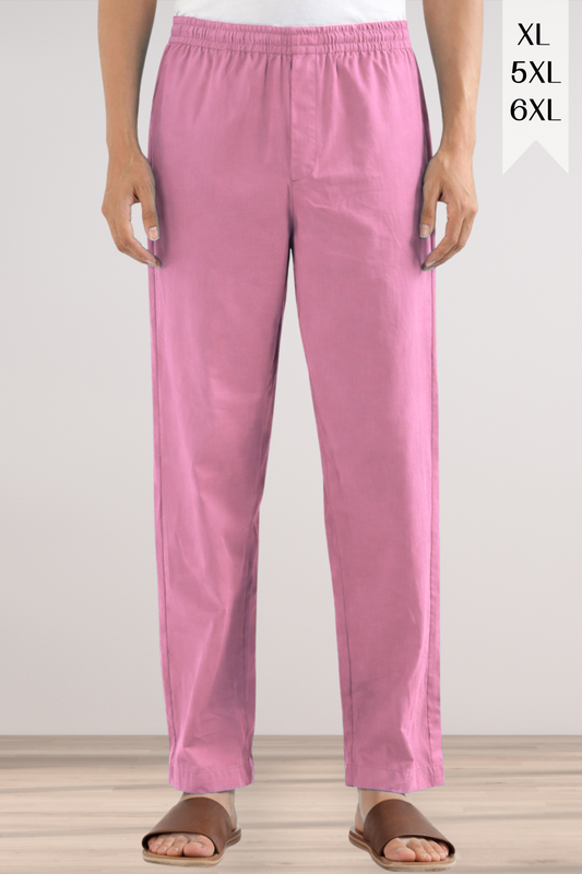 Berry Pink Cotton Pant Pajama