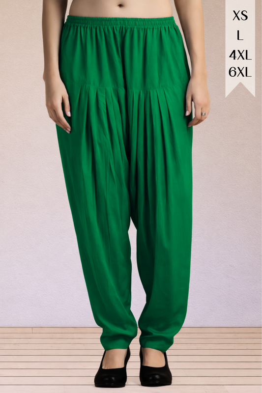 Dark Green Easy Fit Rayon Salwar