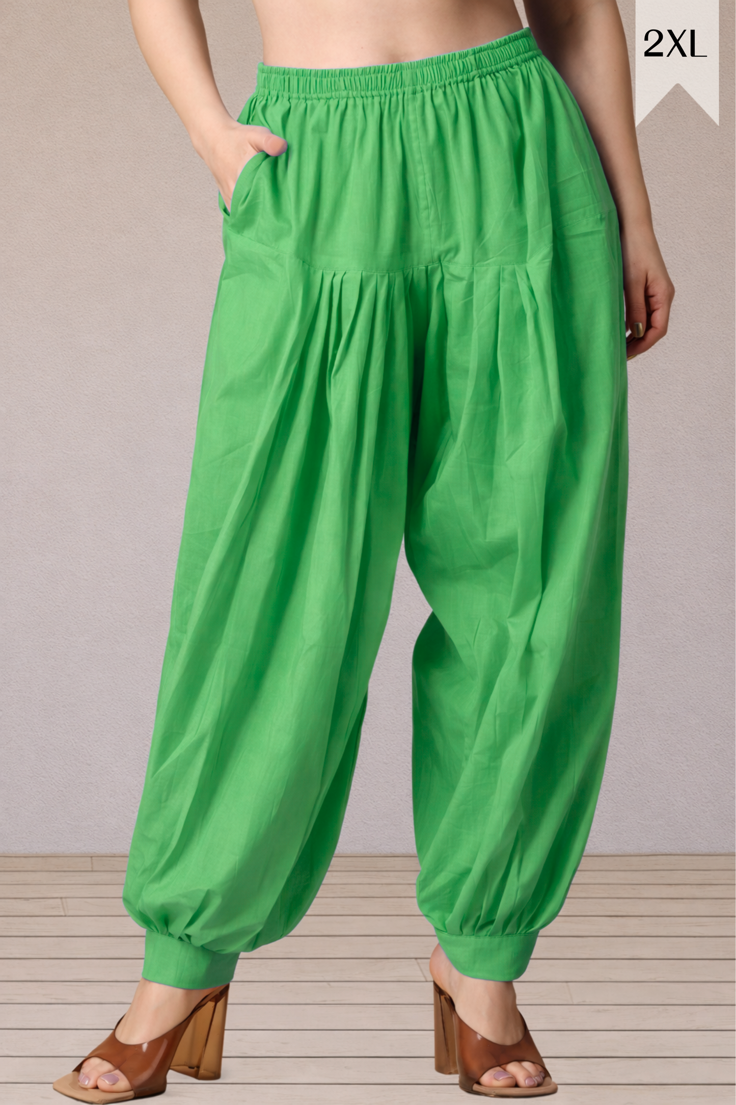 Mint Green Cotton Afghani Salwar
