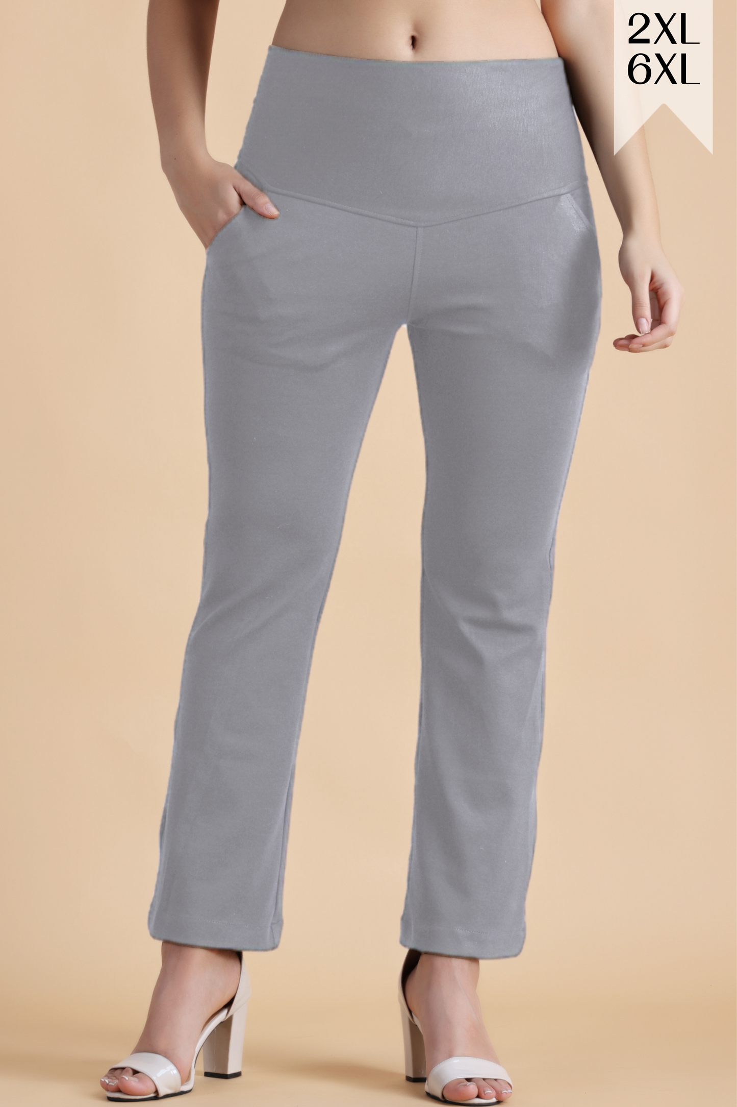 Light Grey Tummy Tucker Pants