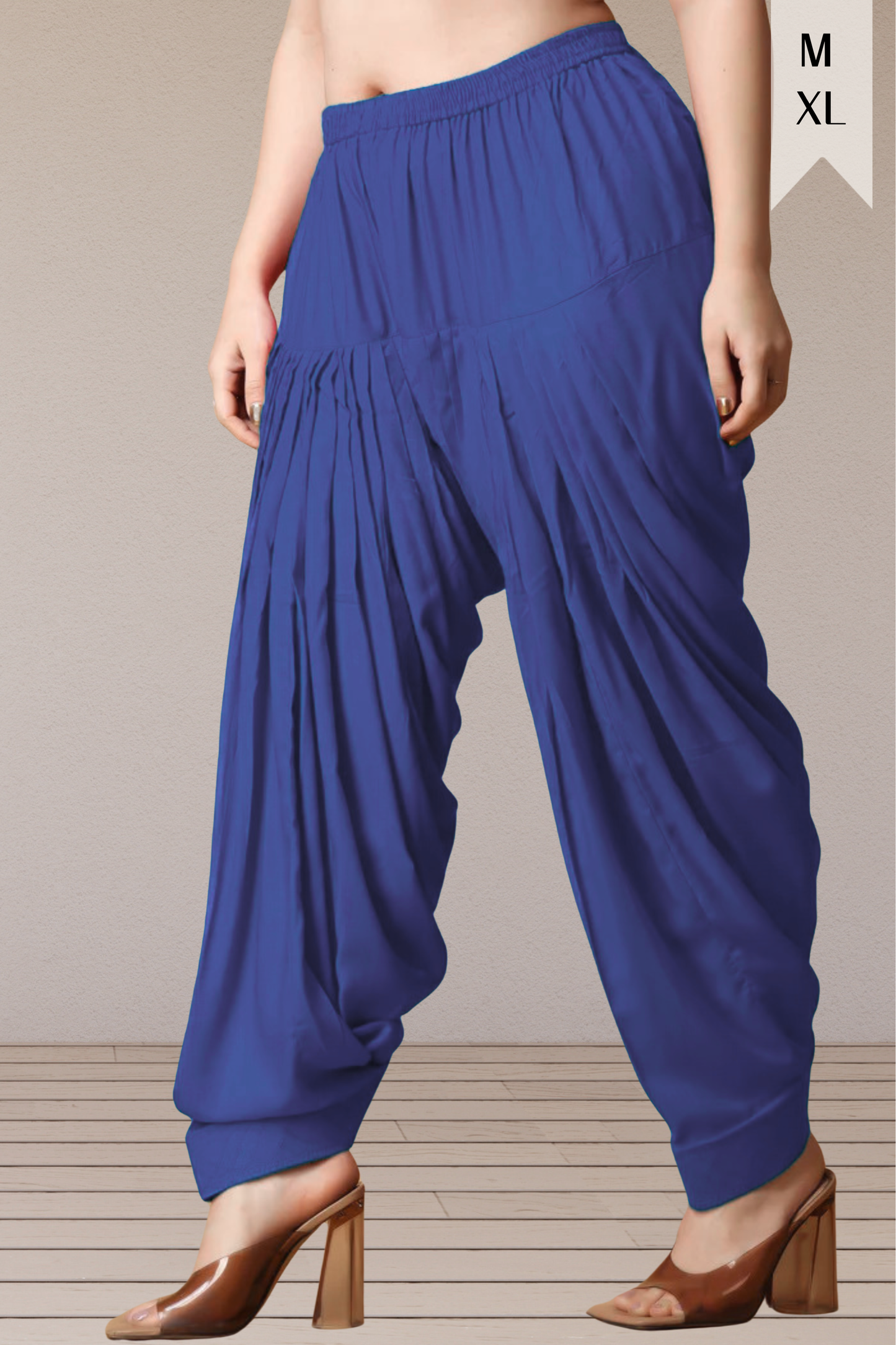 Royal Blue Rayon Patiala Salwar