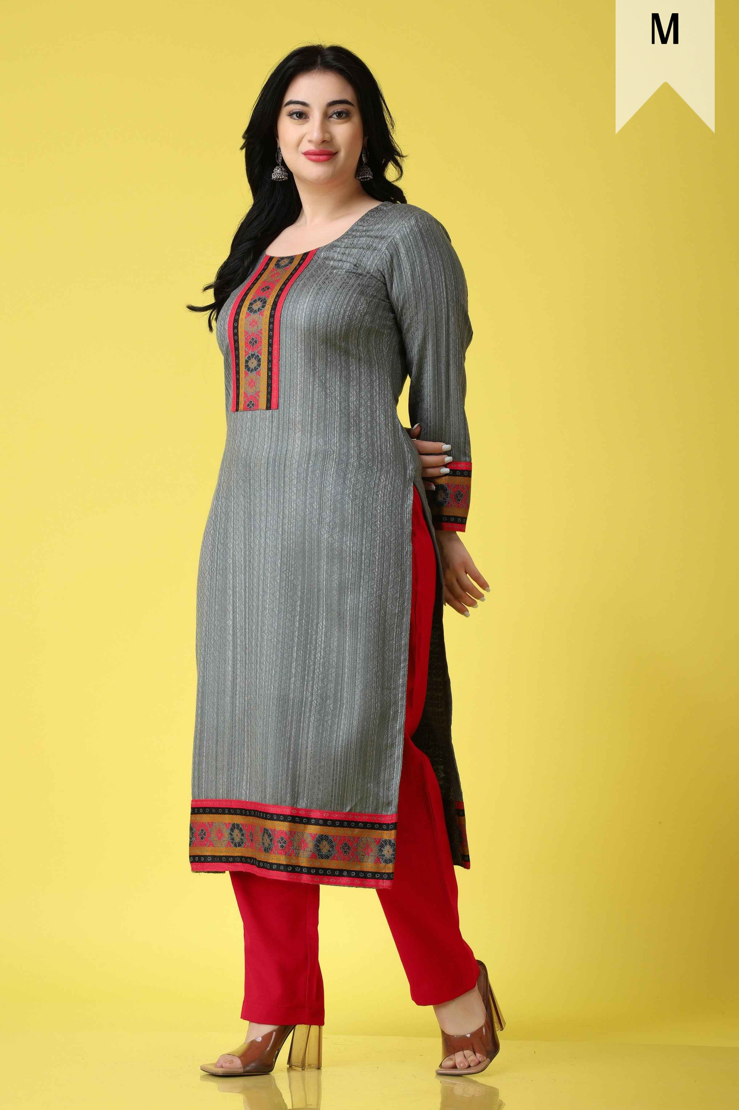 Candle Light Woollen Kurta Set