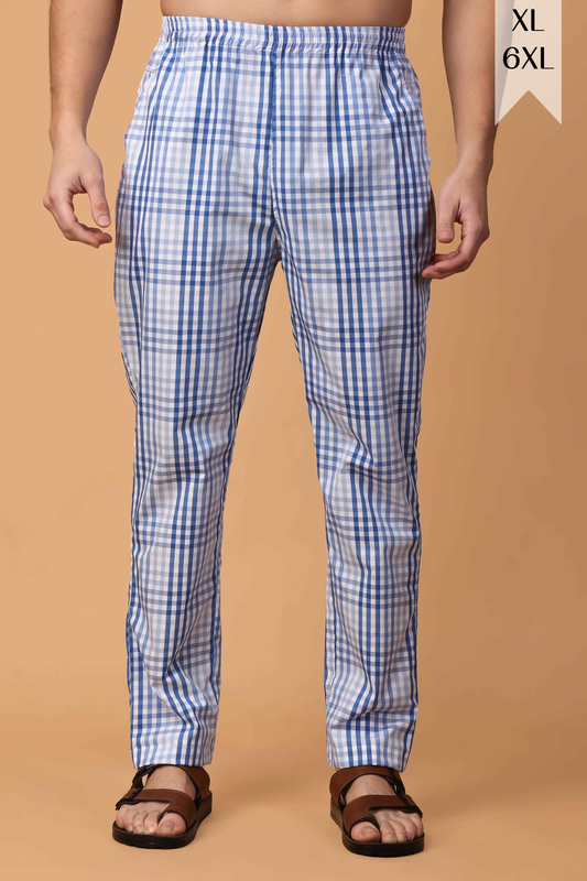 Ocean Checked Comfort Cotton Pajama
