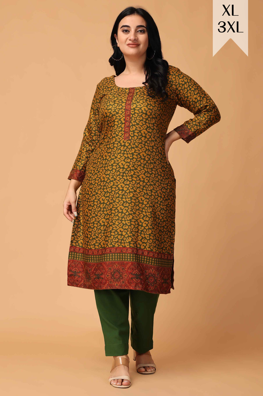 Winter Spice Woollen Kurta