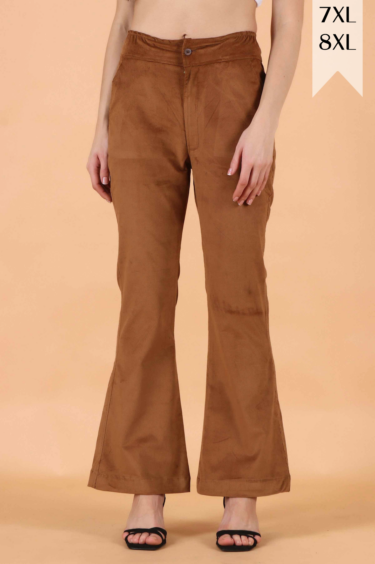 Rust Corduroy Bell Bottom
