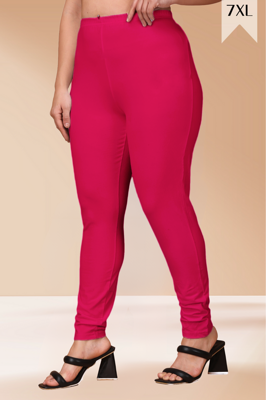 Magenta Cotton Legging