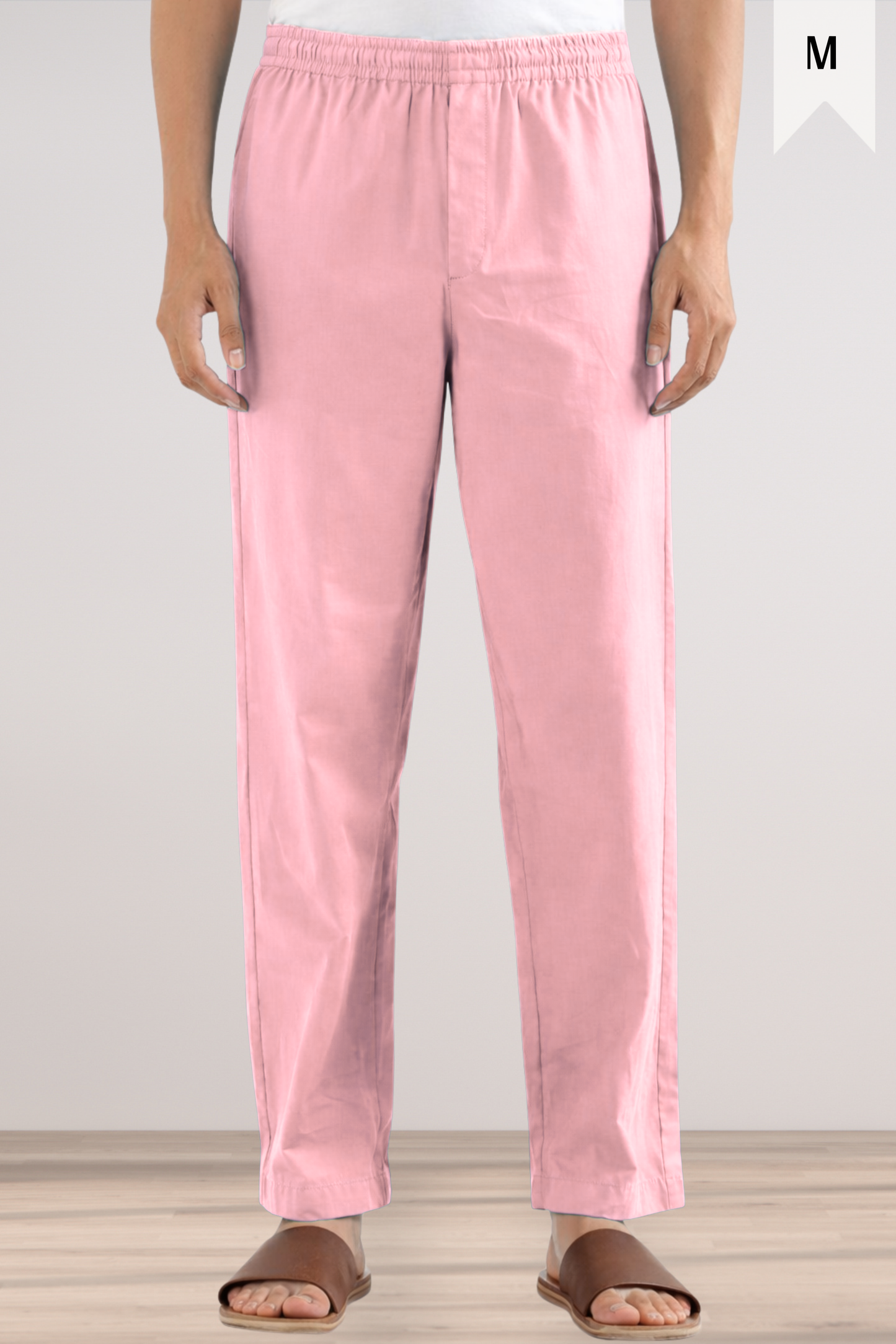 Baby Pink Cotton Pant Pajama
