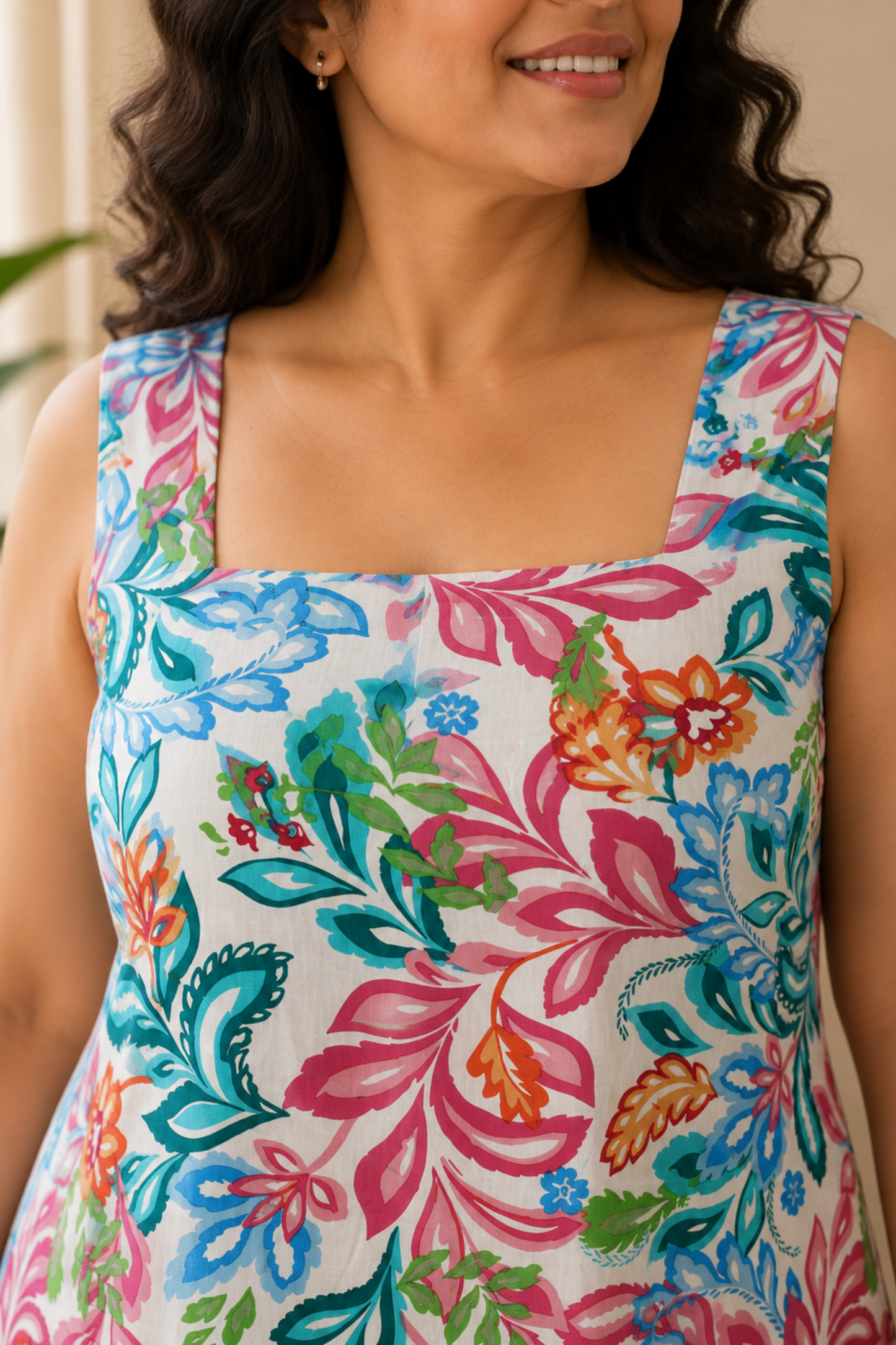 Painted Eden Rayon Night Gown
