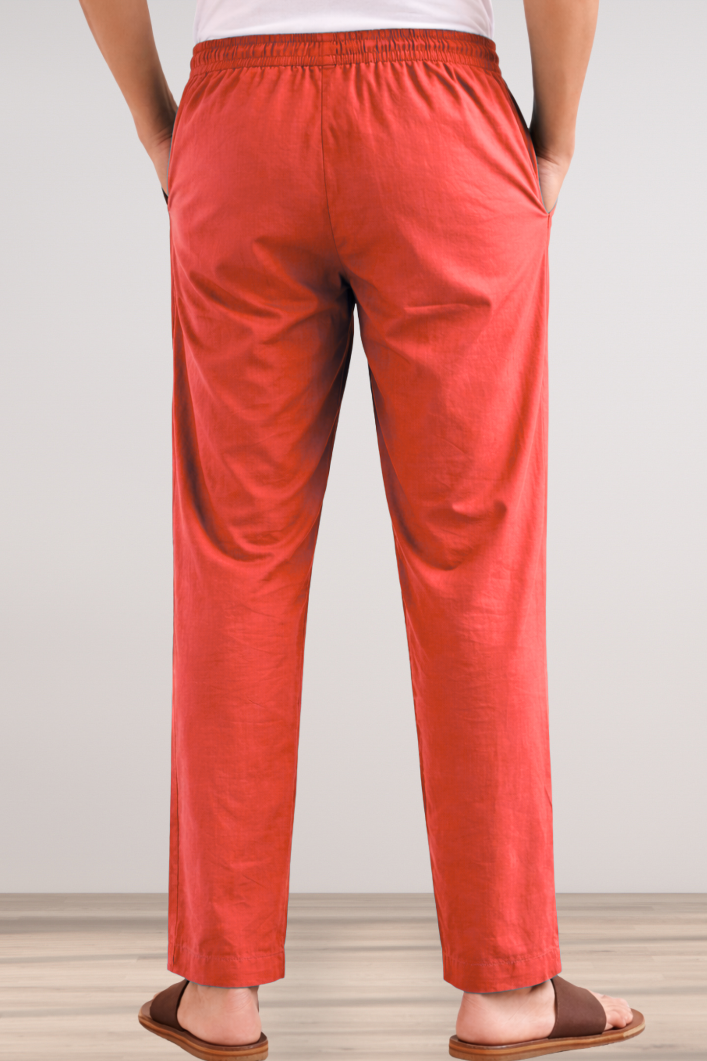 Pale Red Cotton Pajama