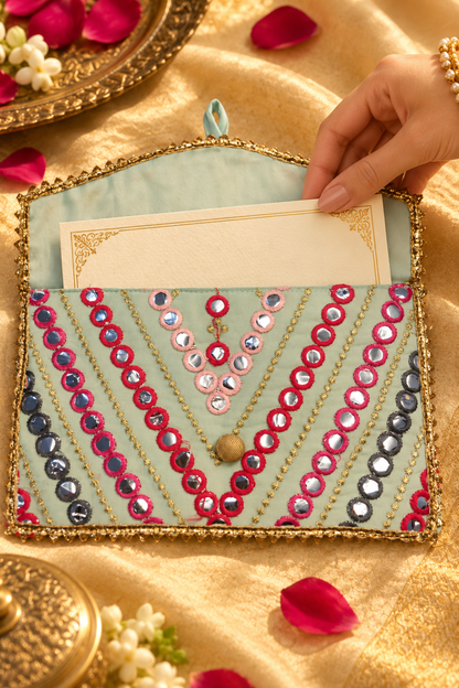 Pastel Handcrafted Shagun Envelope