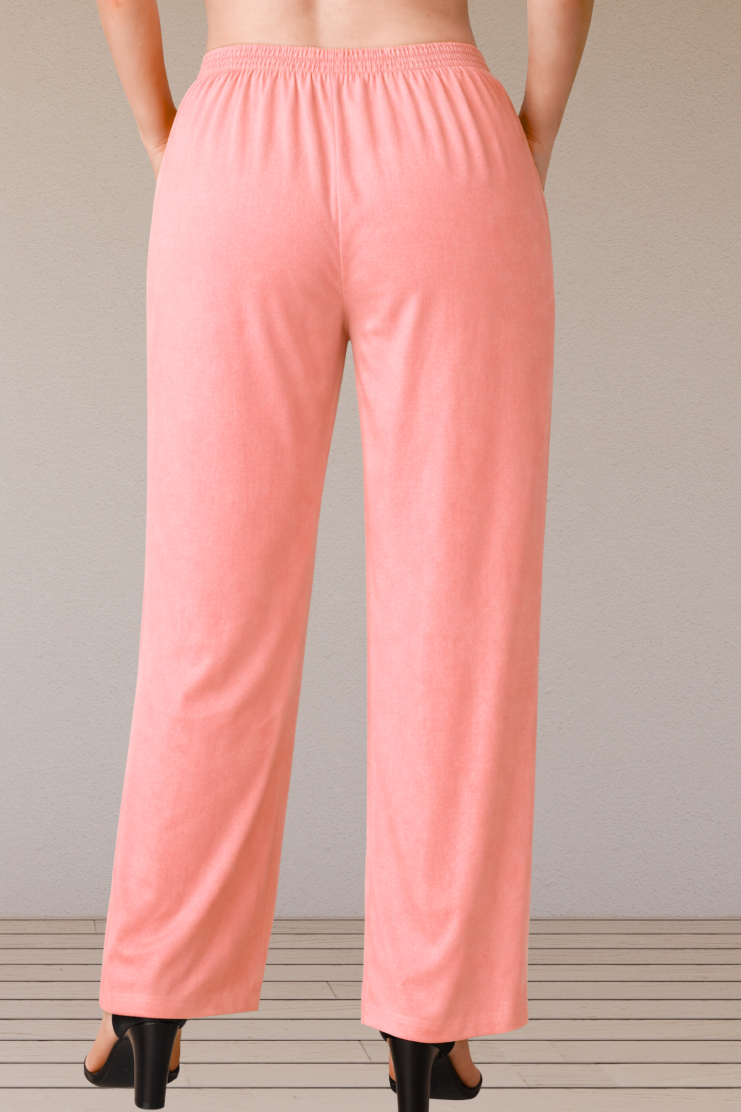 Peach Rayon Kurti Pant