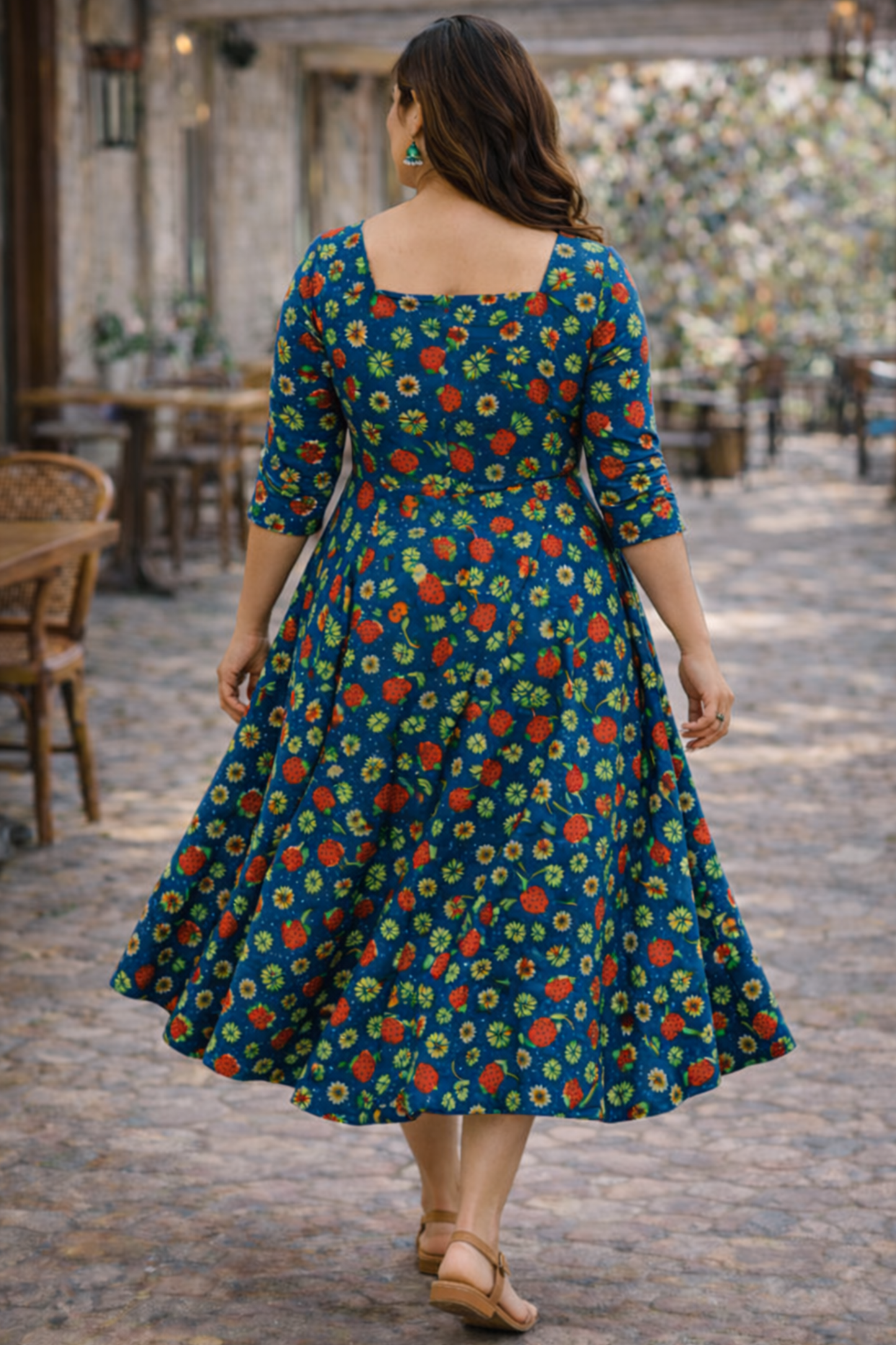 Strawberry Fields Summer Dress With Pockets