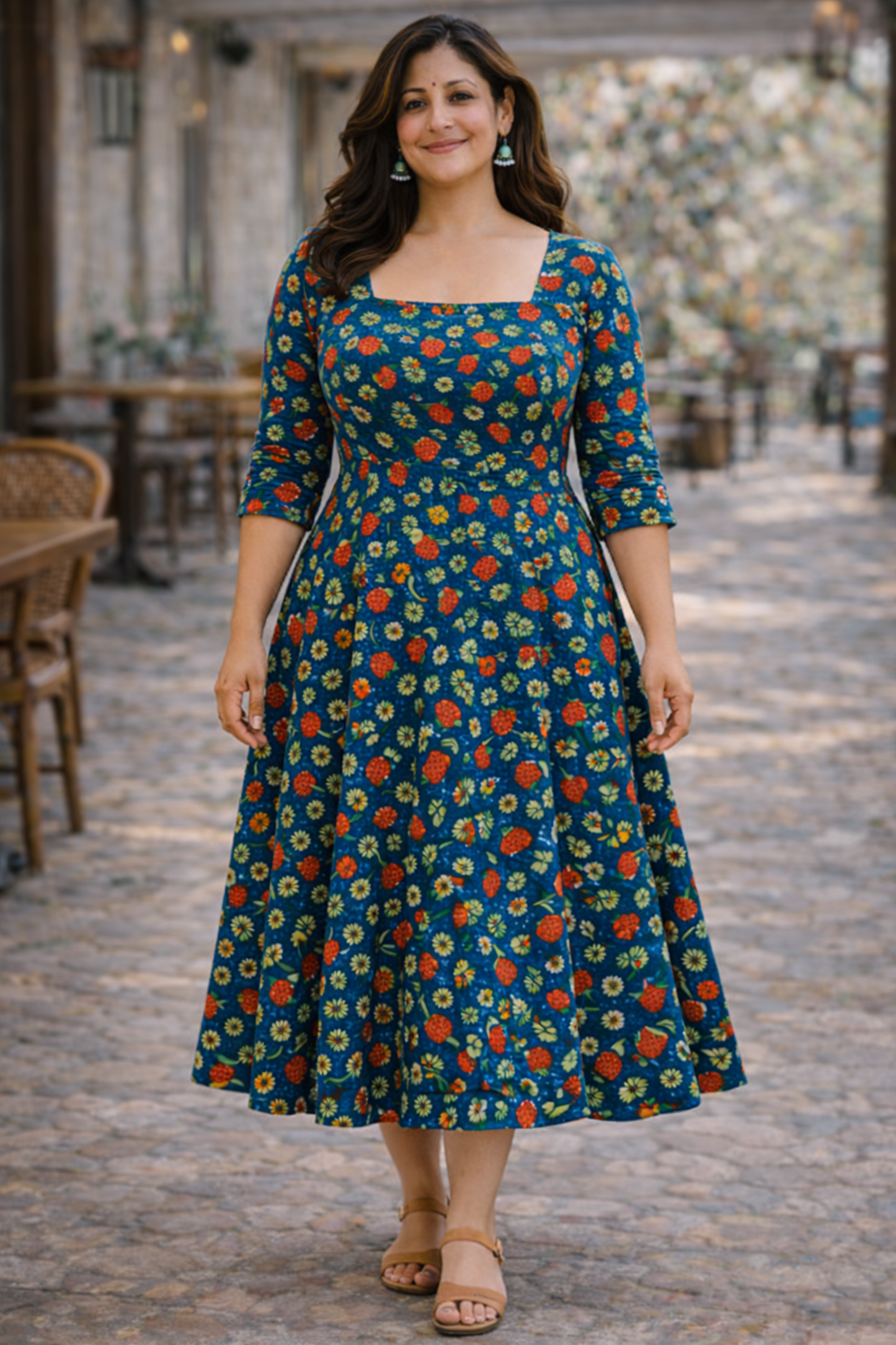 Strawberry Fields Summer Dress With Pockets