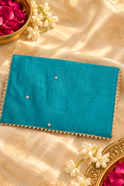 Peacock Elegance Handcrafted Shagun Envelope