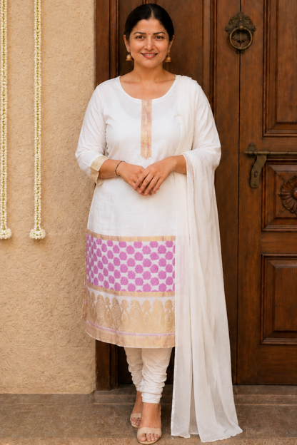Pearl & Rose Churidar Suit Set