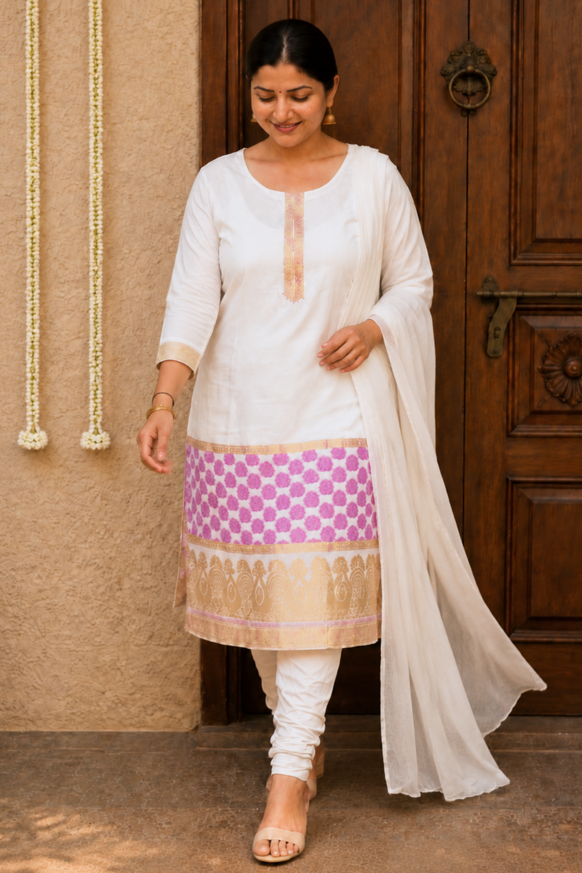 Pearl & Rose Churidar Suit Set