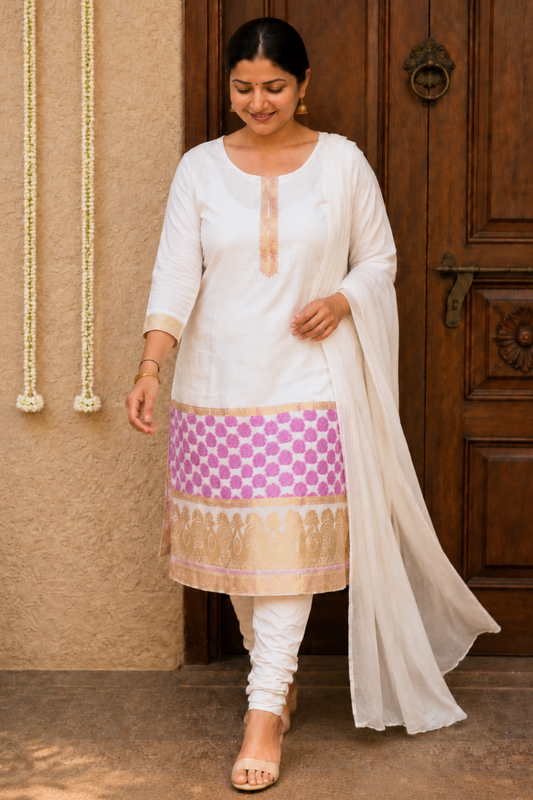 Pearl & Rose Churidar Suit Set