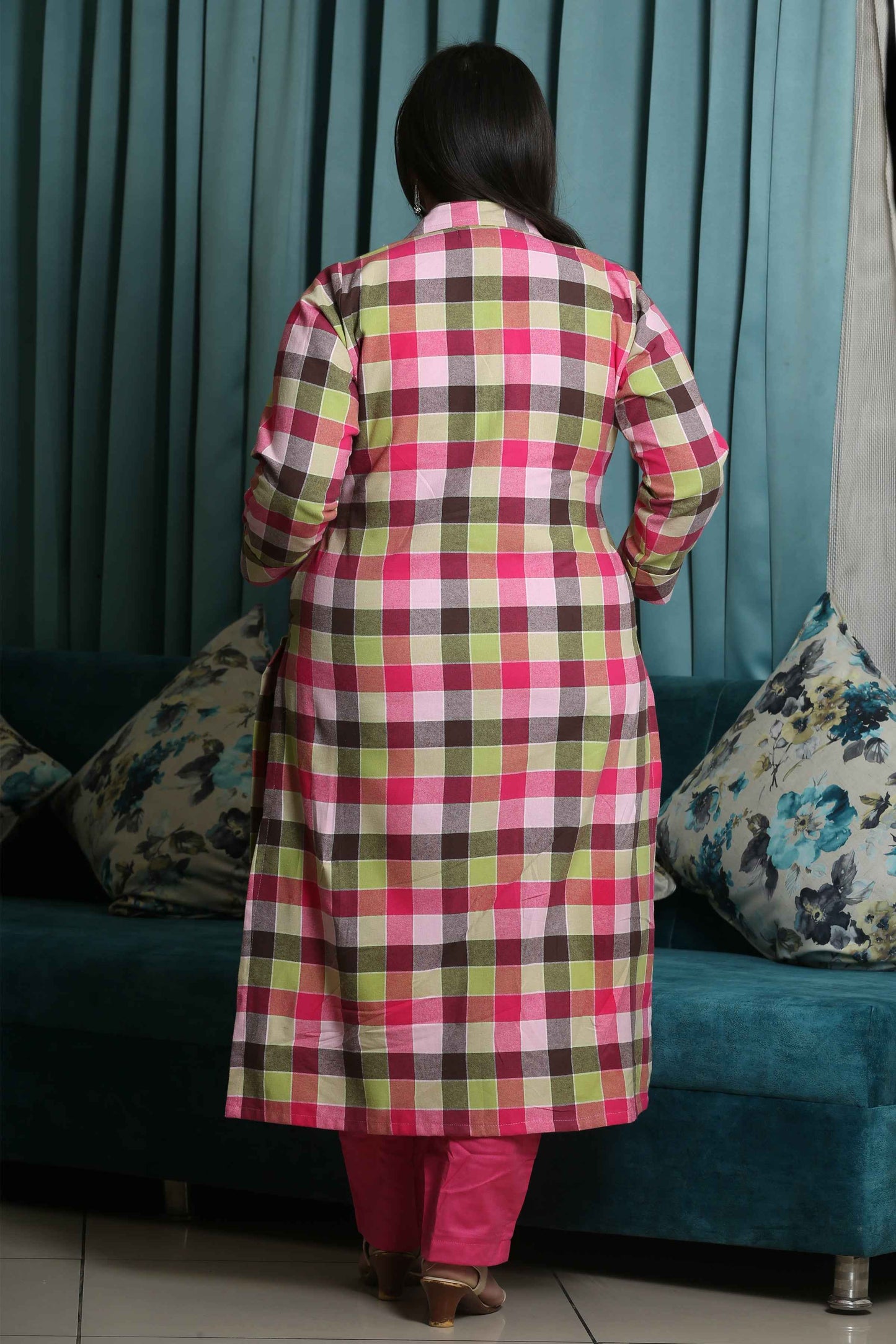 Buy Plus Size ​Sweet Serene Woollen Kurta Set At Apella | Sizes XS to 10 XL | India | Free Delivery | Customized