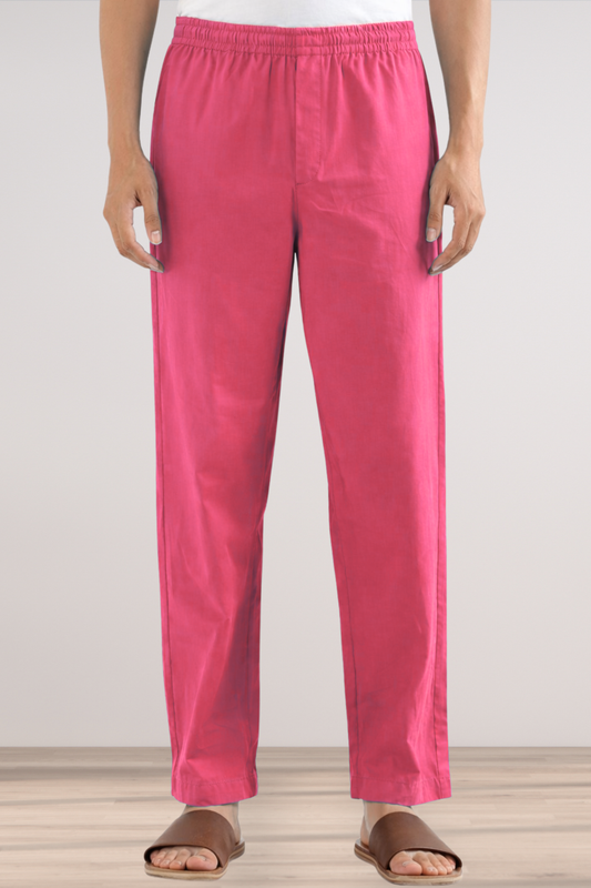 Pink Cotton Pant Pajama