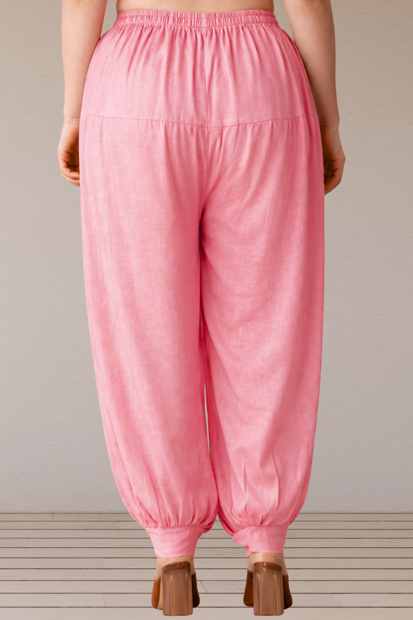 Pink Rayon Afghani Salwar